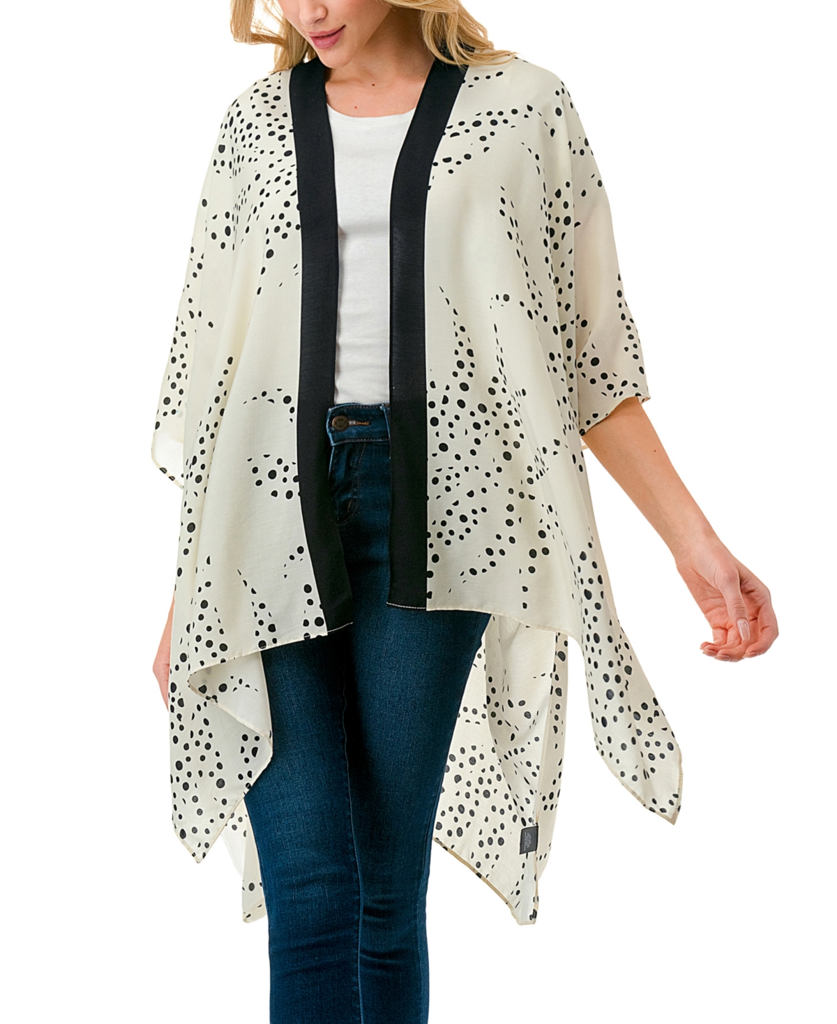 Marcus Adler Polka Dot Kimono