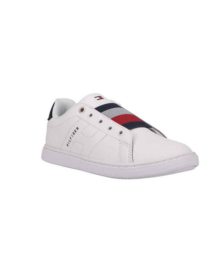 Tommy Hilfiger Big Boys Iconic Court Slip On Sneakers - Macy's