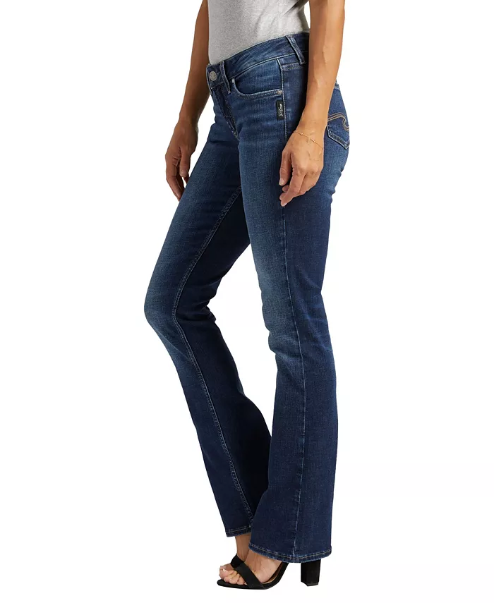 Suki Mid Rise Stretchy Slim Bootcut Jeans - thumbnail 3