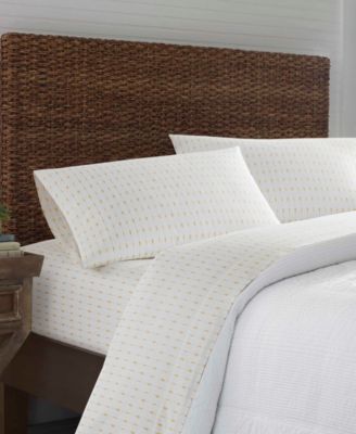Cotton Percale 4 Piece Sheet Set, Queen