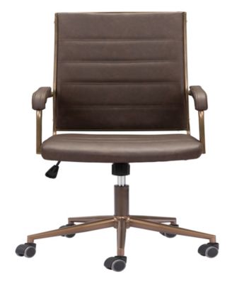 41" Steel, Polyurethane Auction Swivel Base Office Chair