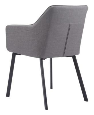 35" Steel, Polyester Adage Water Resistant Dining Chair