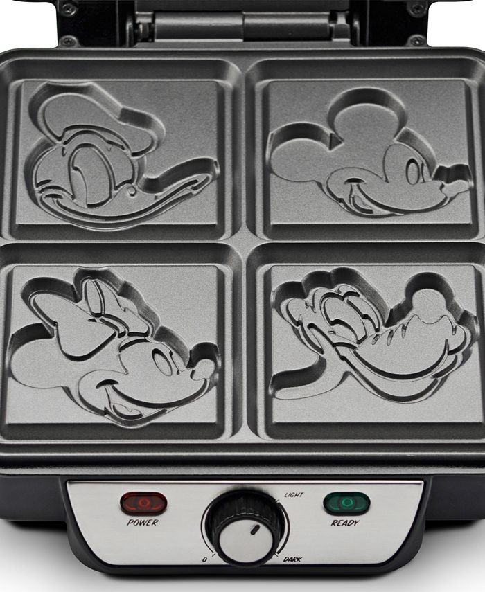 Disney Mickey and Friends Four Waffle Maker - White