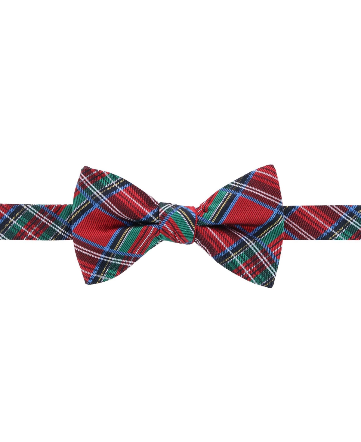 Men's Nicholas Tartan Plaid Silk Bow Tie - Tartan plaid