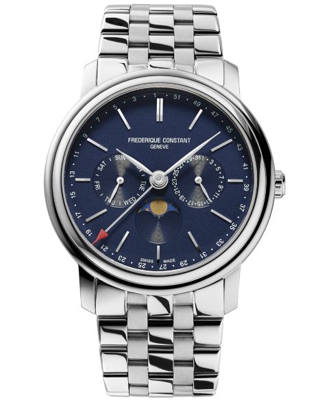Мужские часы Frederique Constant Swiss Classics Business Stainless Steel Bracelet Watch 40mm