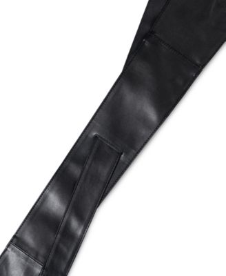 Women's Wide Faux-Leather Sash Belt, Created for Macy's