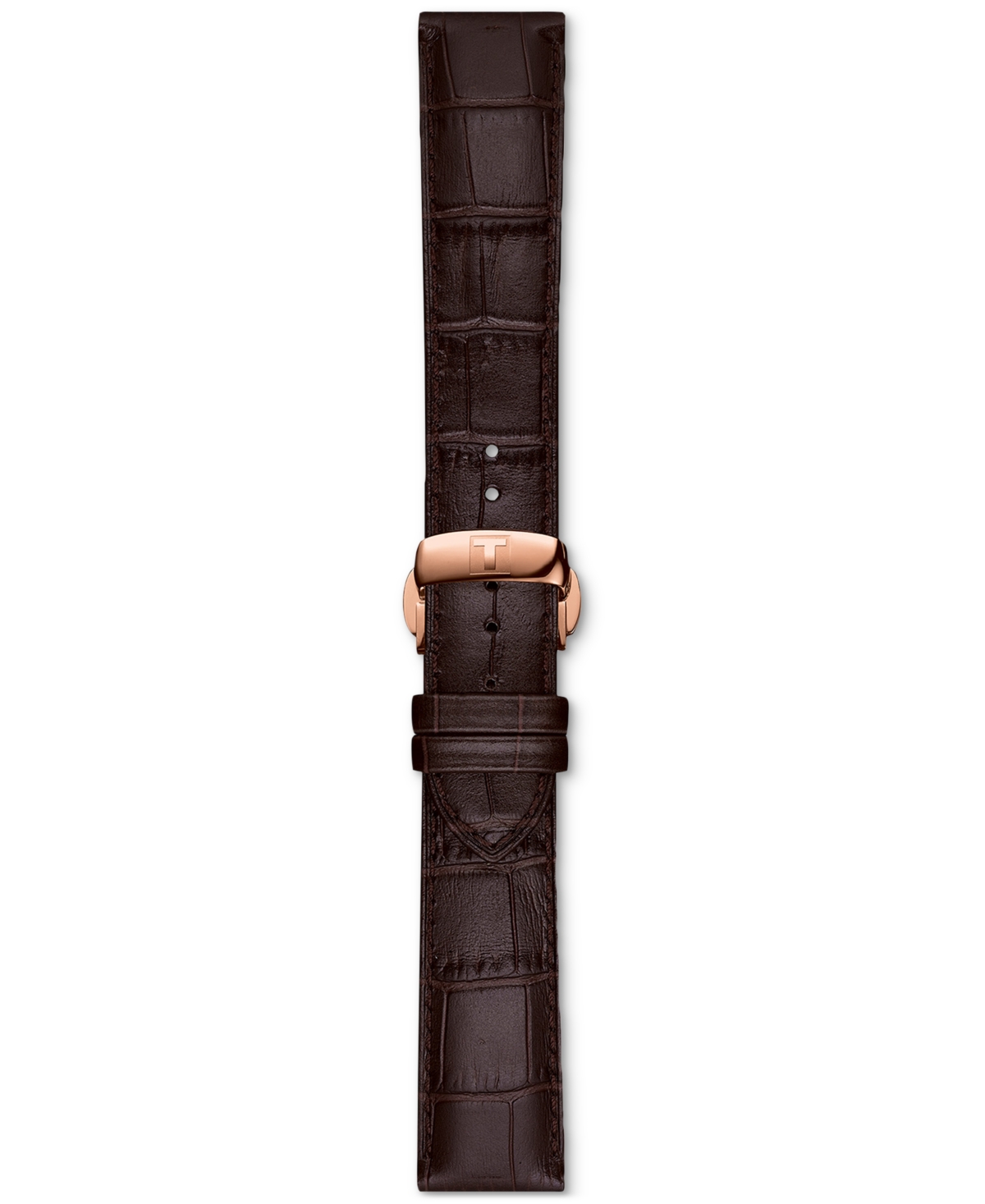 Shop Tissot Unisex Swiss Automatic Chemin Des Tourelles Powermatic 80 Dark Brown Leather Strap Watch 39mm In No Color