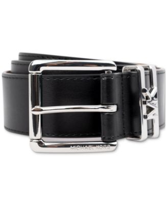 Michael Kors Women's Genuine Leather Logo Belt - Macy's