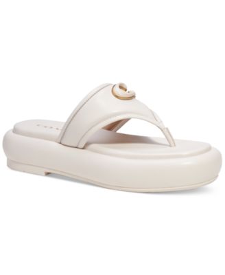 COACH - Women's Sylvie Bubble Flatform Thong Sandals