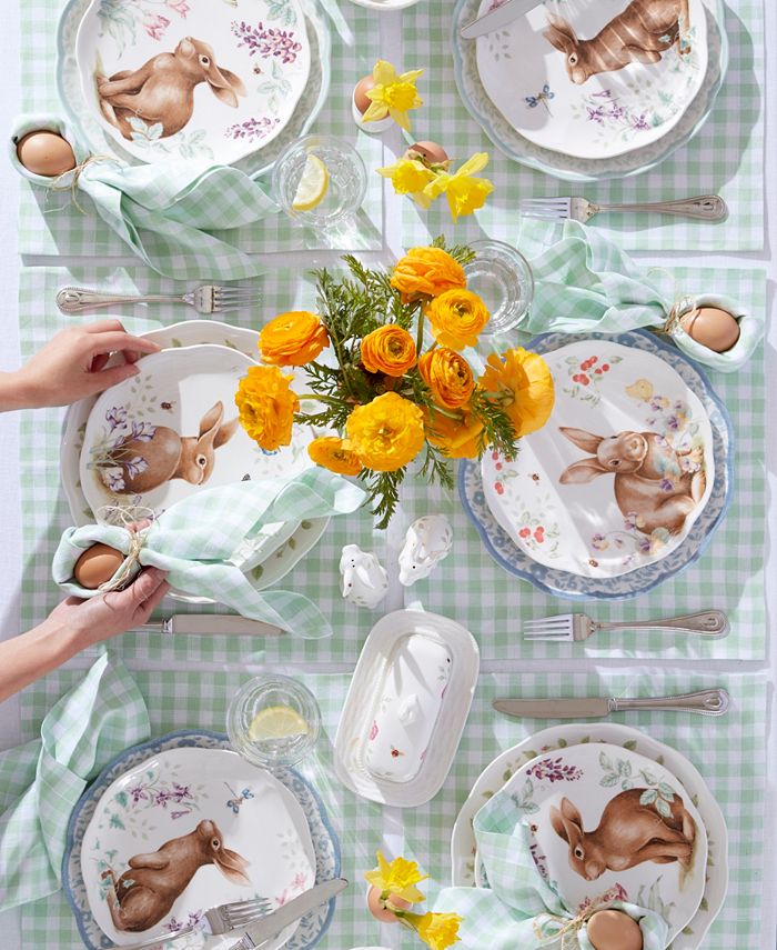 Butterfly meadow butter dish top