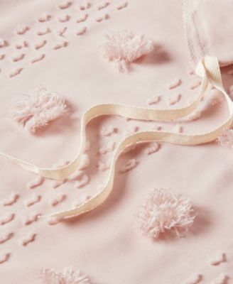 Lucy Clip Jacquard 3-Piece Duvet Cover Set, Full/Queen