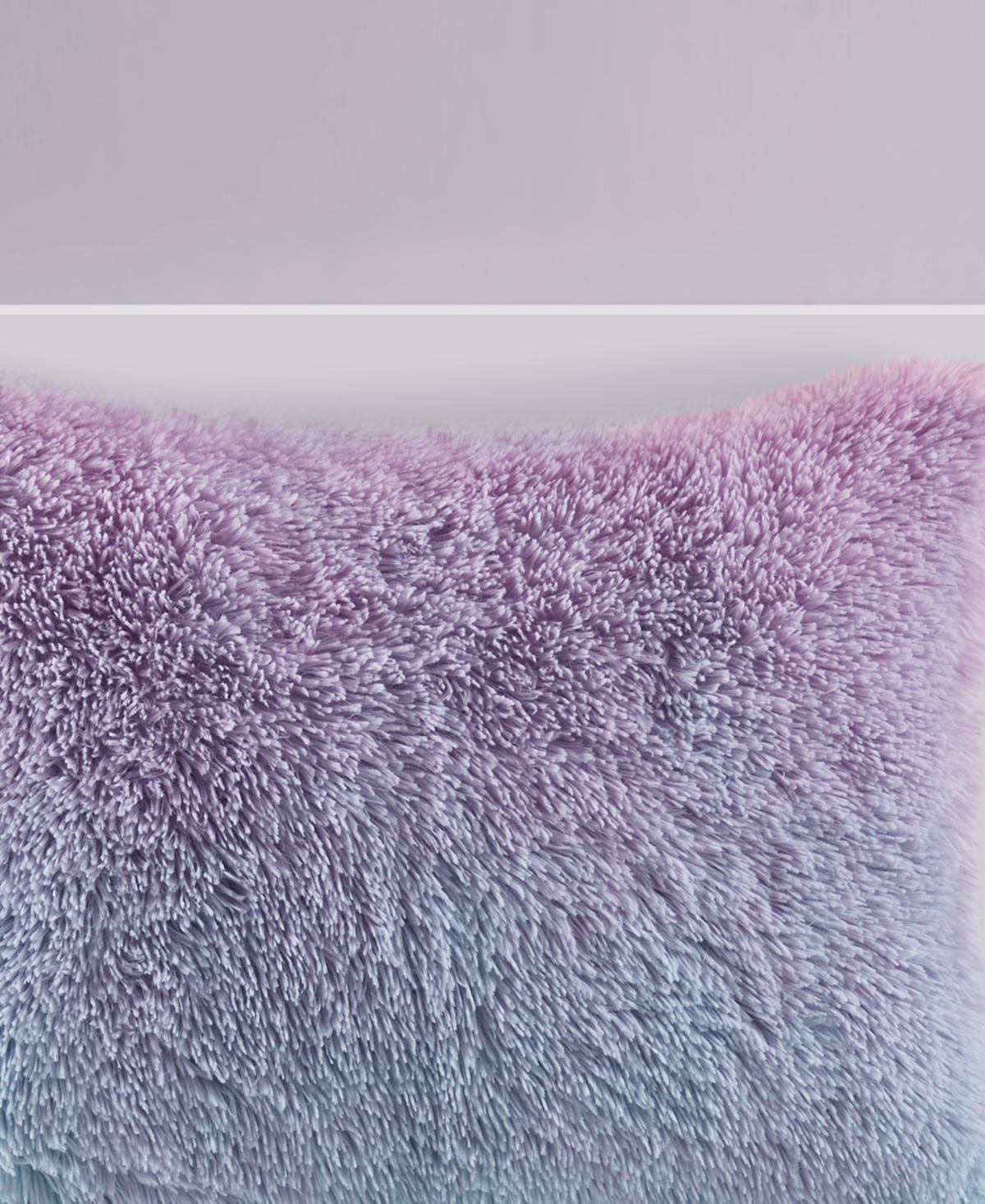 Intelligent Design Primrose Ombre Shaggy Faux Fur 3-piece Comforter Set, Full/queen