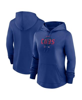 Women's Royal Chicago Cubs Authentic Collection Pregame Performance Pullover Hoodie