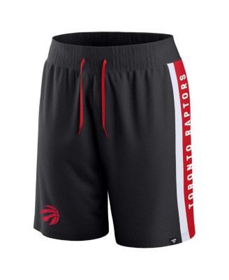 Men's Black Toronto Raptors Referee Iconic Mesh Shorts