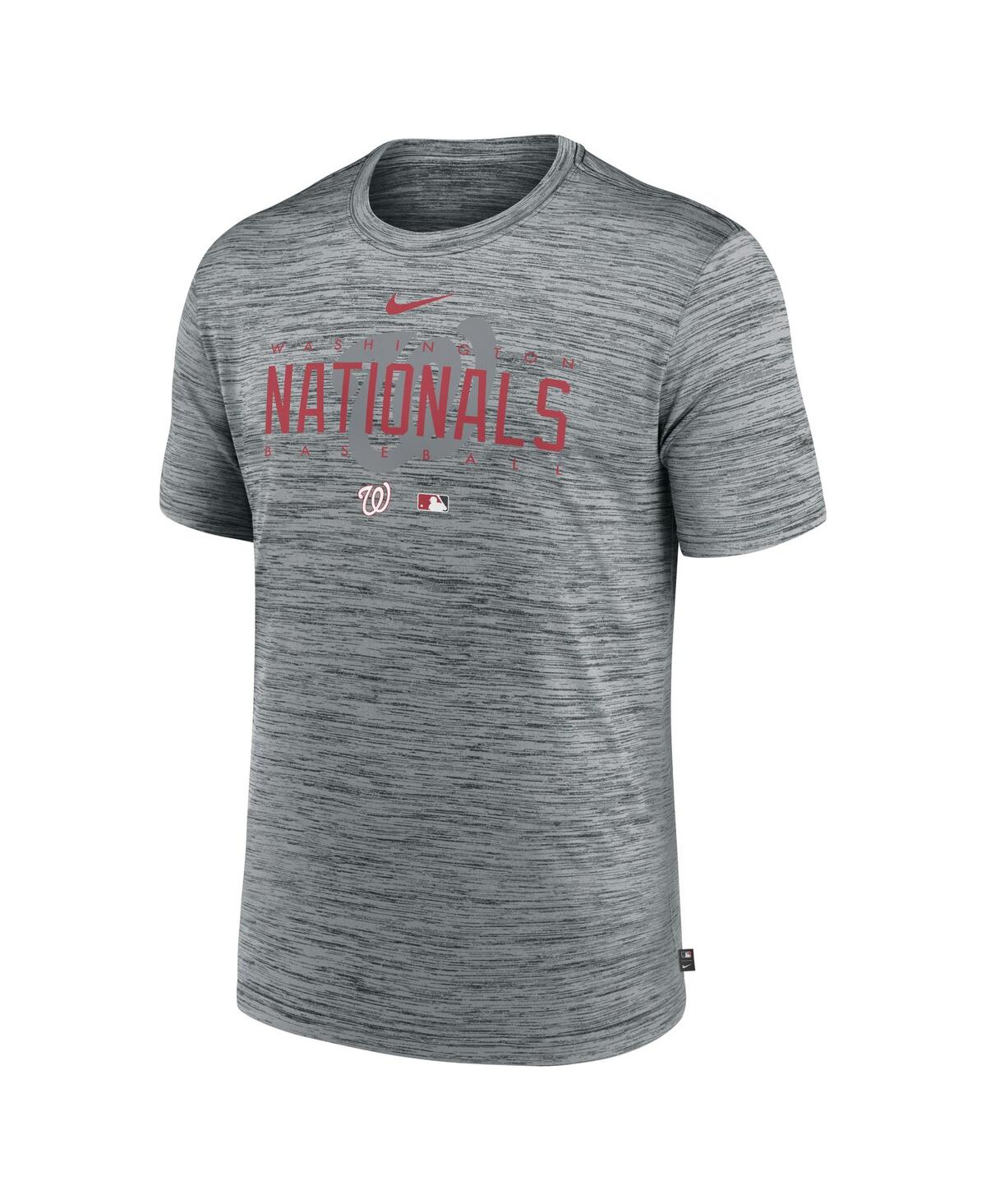 Men's NikeWashington Nationals Authentic Collection Velocity Performance Practice T-shirt - Heather Gray