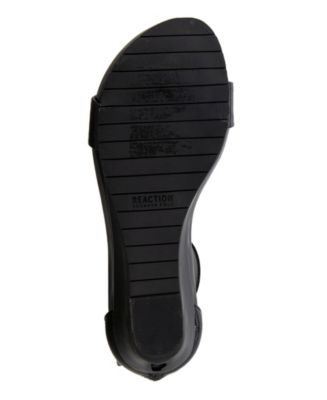 Sandali Con Zeppa Kenneth Cole REACTION Viber Donna – Rafia Rossa, Tacco Basso, Chiusura Con Cerniera, Taglia 39 EU