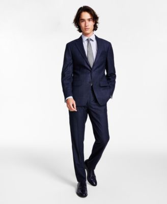 Calvin Klein Men's Slim-Fit Wool-Blend Stretch Suit Separates