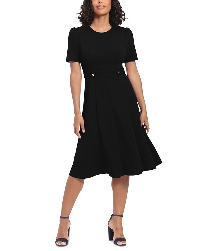 Petite fit and online flare midi dress