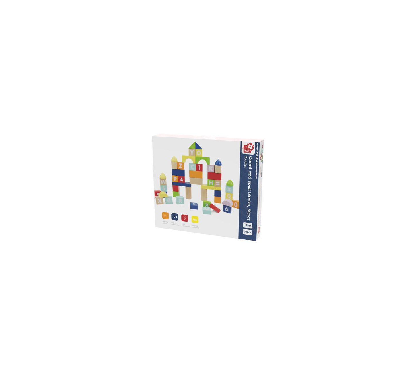 Детские конструкторы Leo & Friends Count spell blocks — фото 3
