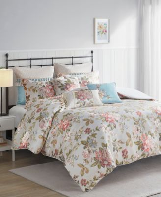 Madison Park Signature Carolyn Jacquard 8 Pc. Comforter Sets Bedding In Ivory