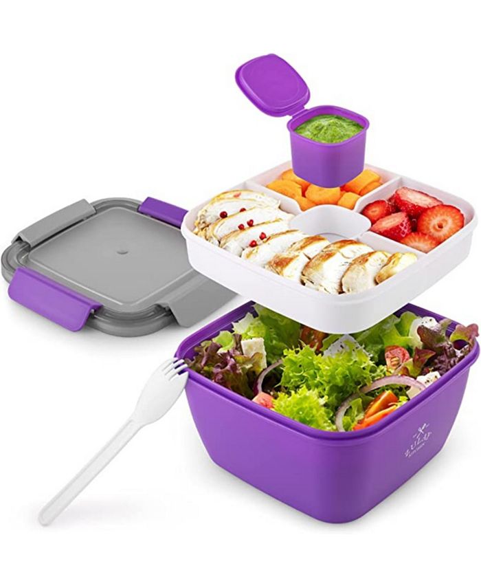 Dressing-to-go salad dressing container