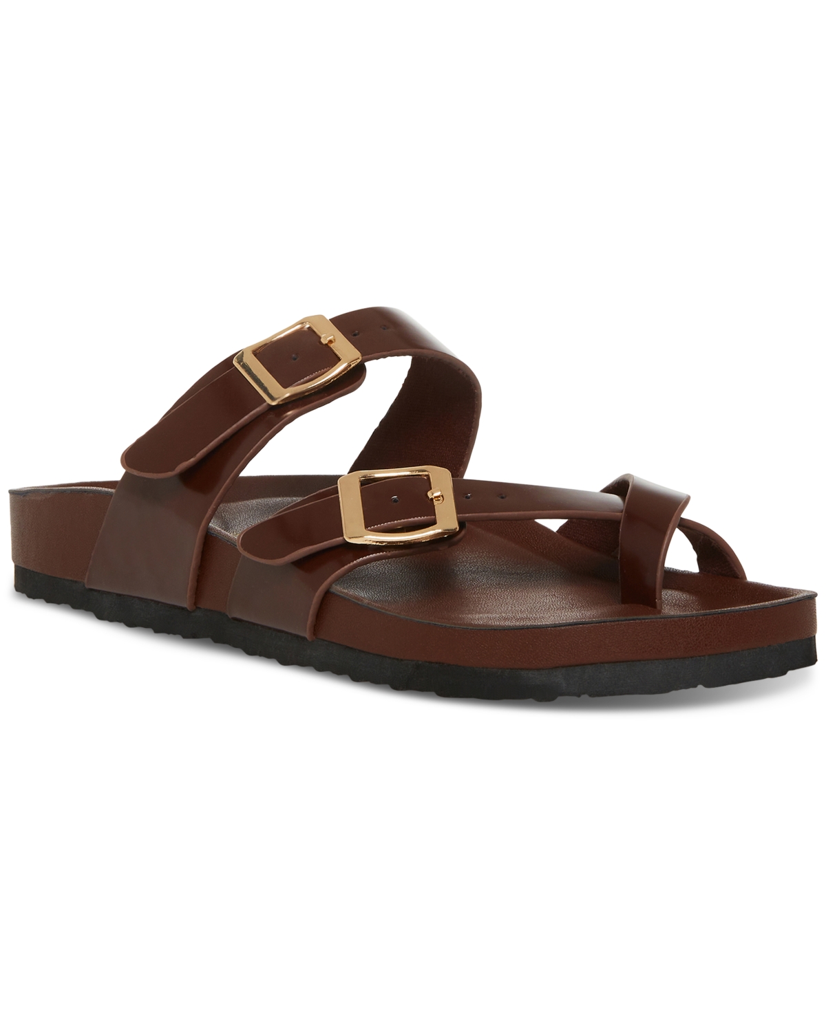 Madden Girl Banter Strappy Footbed Slide Sandals