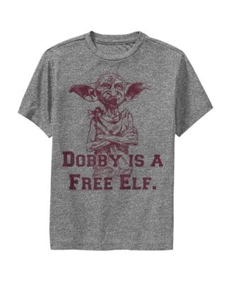 Warner Bros. Boys Harry Potter Dobby is a Free Elf Performance Tee - Macy's