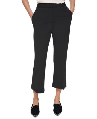 DKNY - Women's Kick-Flare Cropped Pants