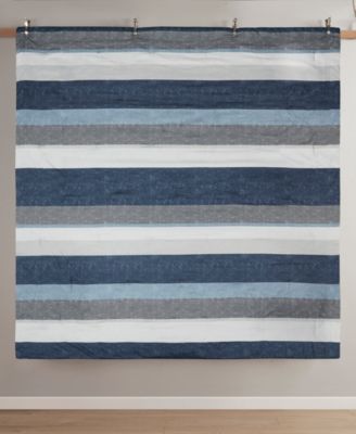 Jaxon Wide Stripe 7-Pc. Comforter Set, California King