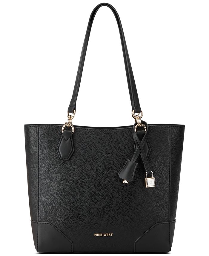 Nine west black tote discount