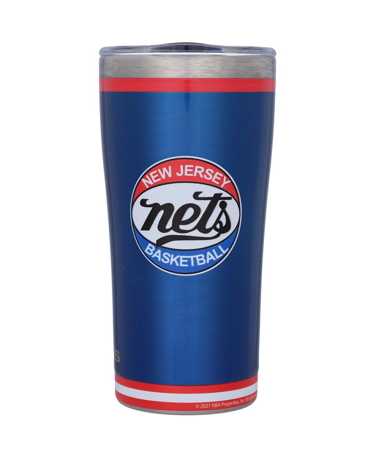 Shop Tervis Tumbler New Jersey Nets Hardwood Classics 20 oz Retro Stainless Steel Tumbler In Blue