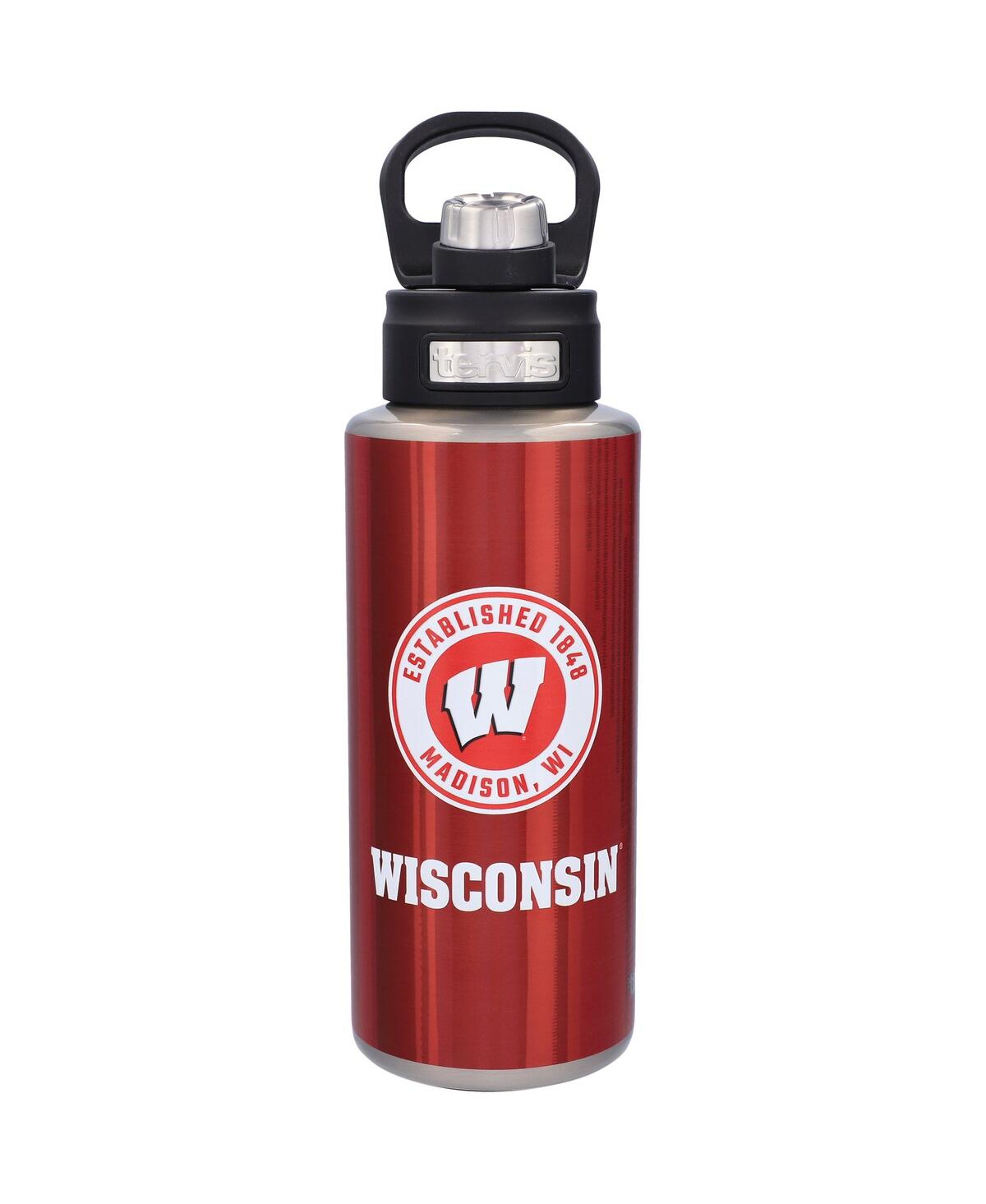 Shop Tervis Tumbler Wisconsin Badgers 32 oz All In Wide Mouth Water Bottle In Red