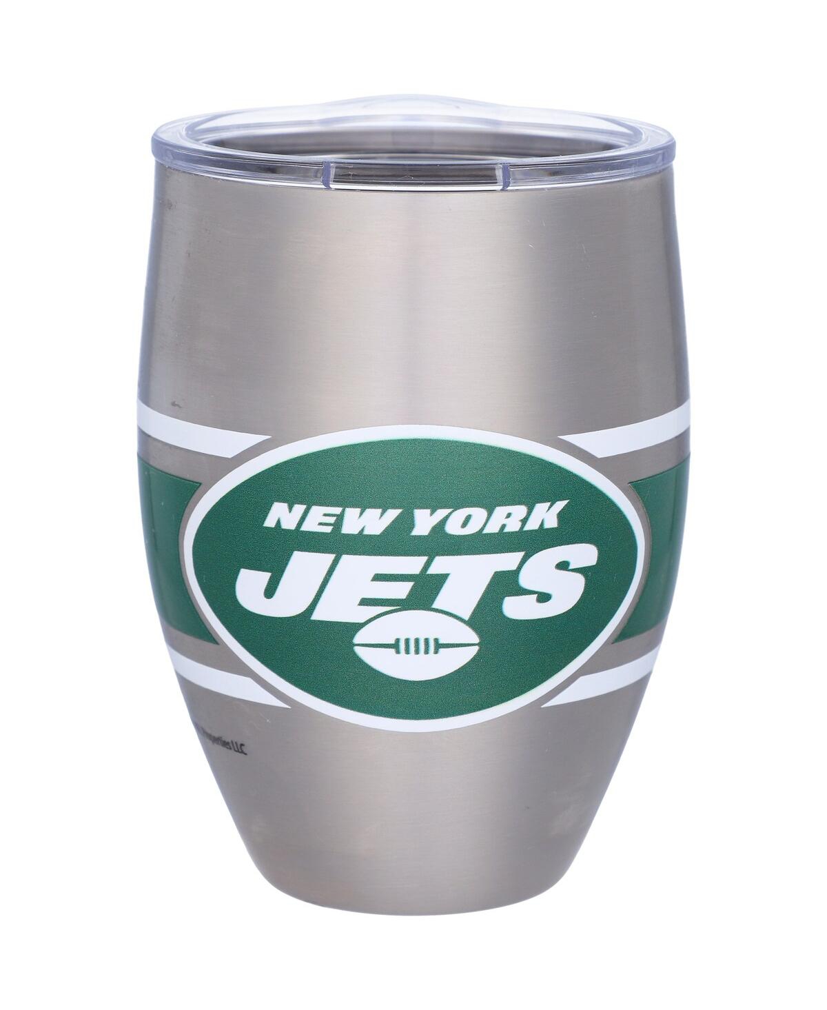 Tervis Tumbler New York Jets 12 oz Stripes Wine Tumbler In Gray,green