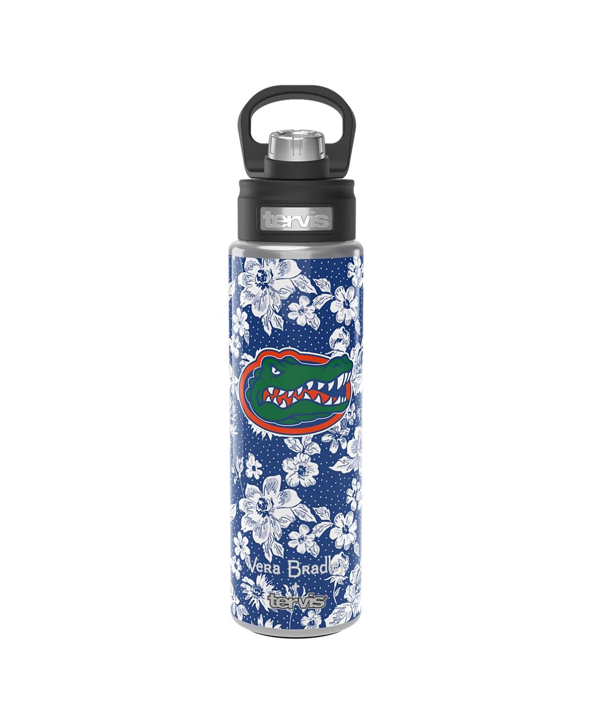 Vera Bradley X Tervis Tumbler Florida Gators 24 oz Wide Mouth Bottle With Deluxe Lid In Blue