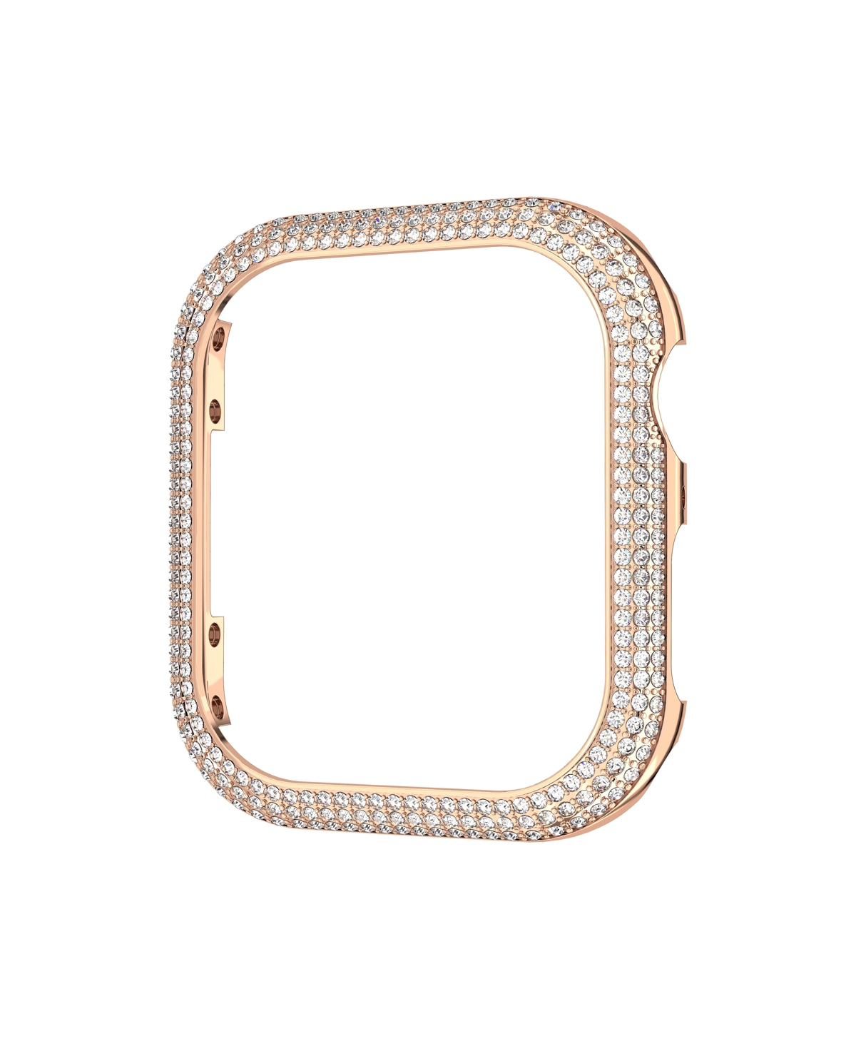 SWAROVSKI WOMEN'S ROSE GOLD-TONE SPARKLING CASE, COMPATIBLE WITH APPLE WATCH, 41MM
