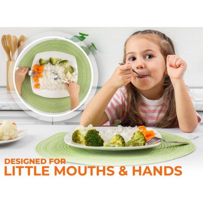 Kids and Toddler Cutlery Set Designed For Self Feeding -Spoon and Fork
