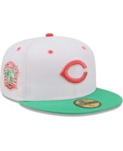 Cincinnati Reds New Era Spring Basic Two-Tone 9FIFTY Snapback Hat -  Cream/Light Blue