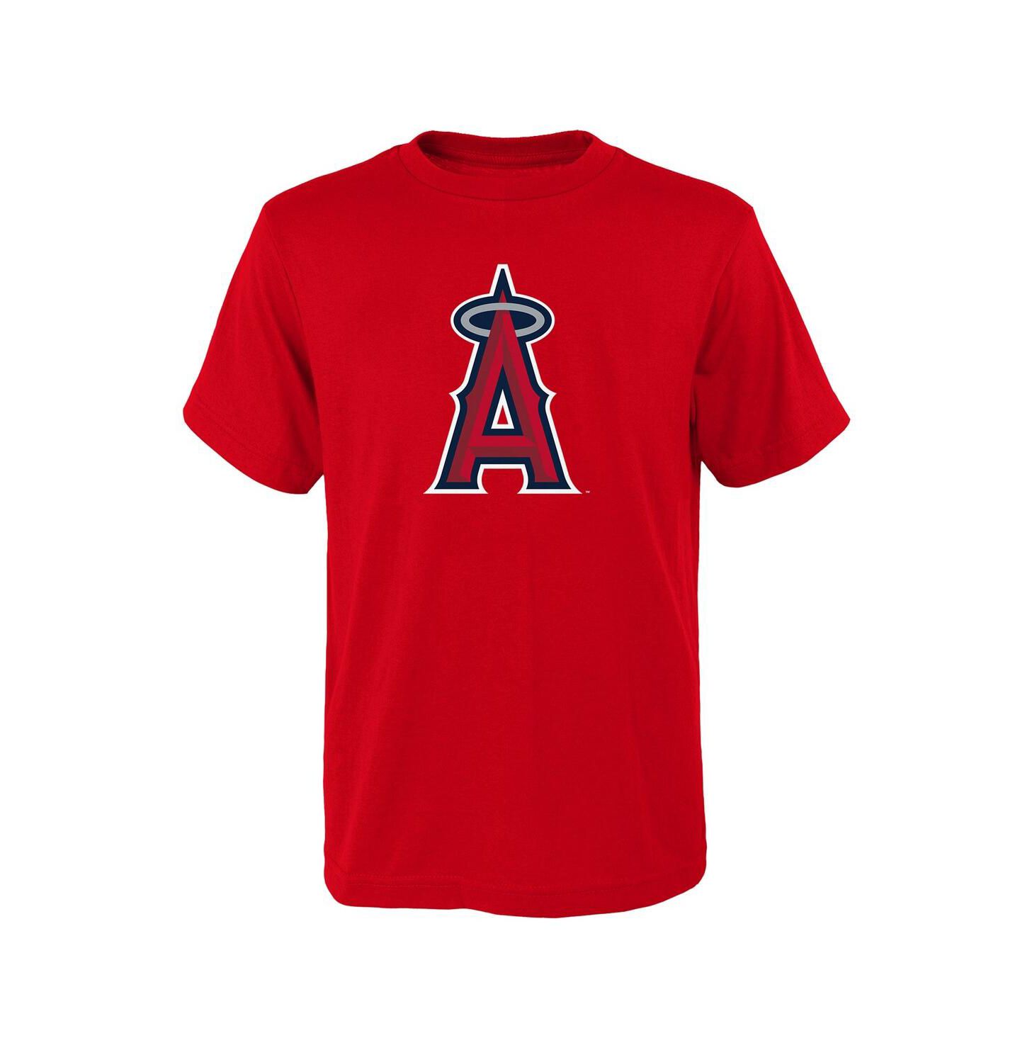 Детская футболка Outerstuff Red Los Angeles Angels Logo Primary Team — фото 1