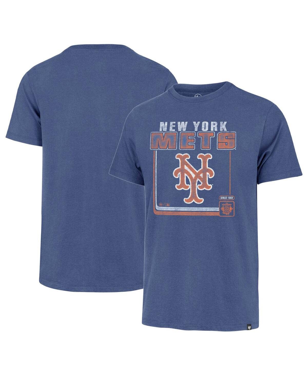 47 Brand Men's ' Royal New York Mets Borderline Franklin T-shirt