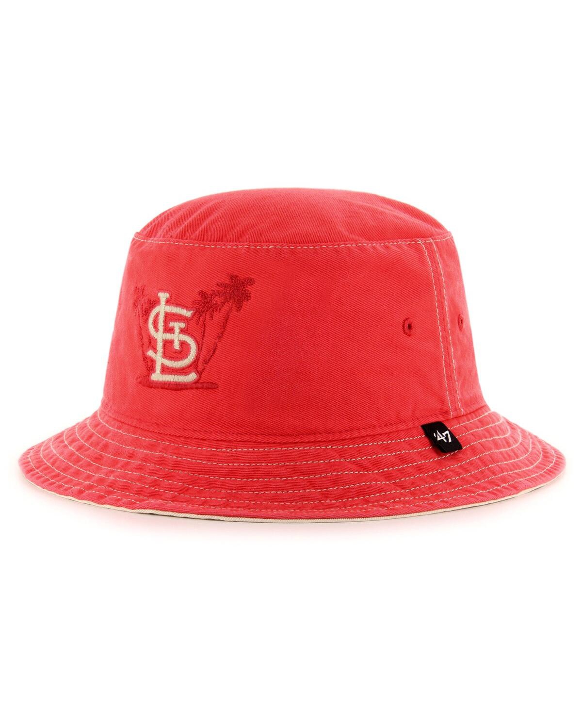 Shop 47 Brand Men's ' Red St. Louis Cardinals Trailhead Bucket Hat