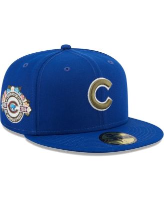 Men's Royal Chicago Cubs 100th Anniversary Spring Training Botanical 59FIFTY Fitted Hat
