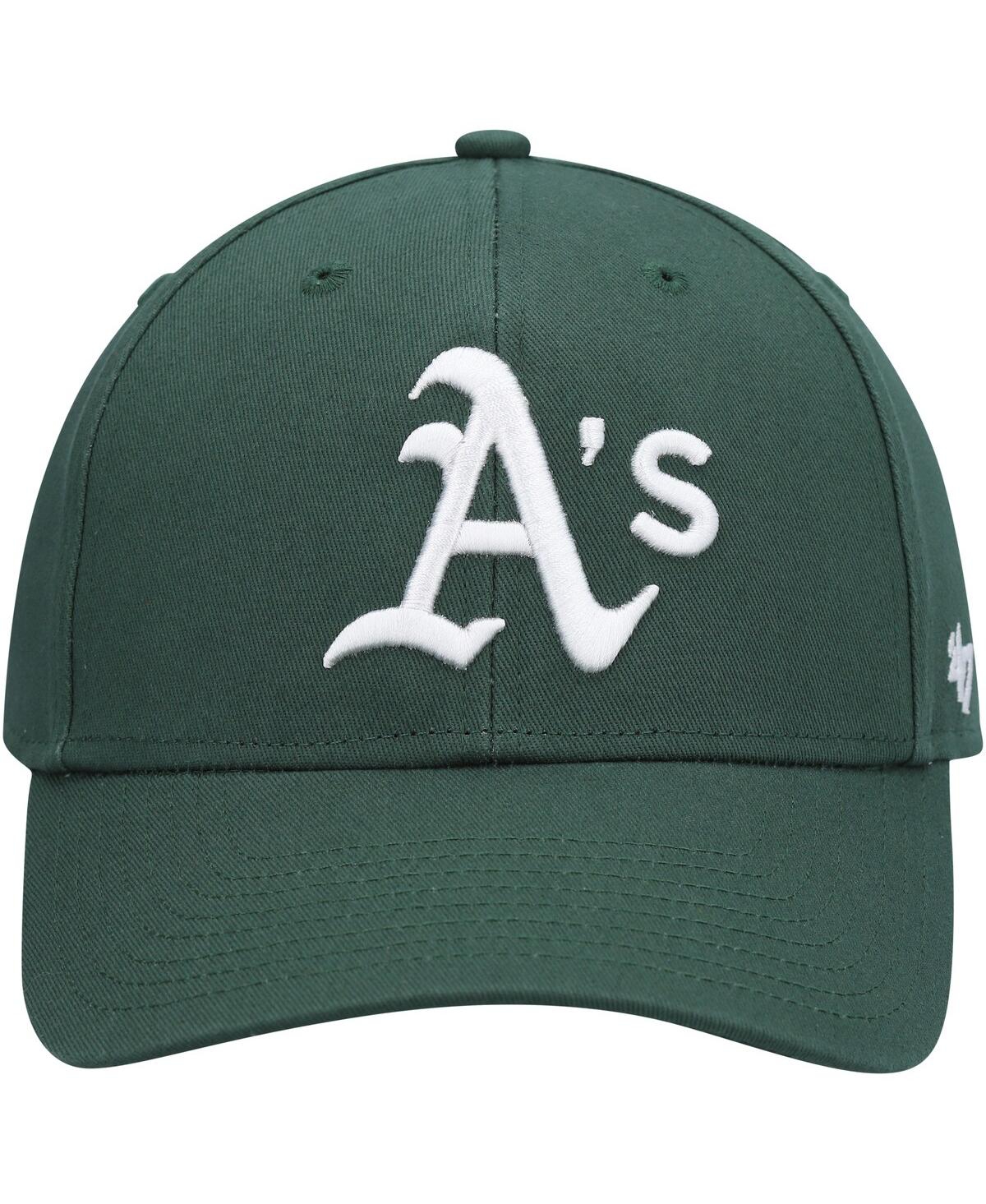 Shop 47 Brand Men's ' Green Oakland Athletics Legend Mvp Adjustable Hat
