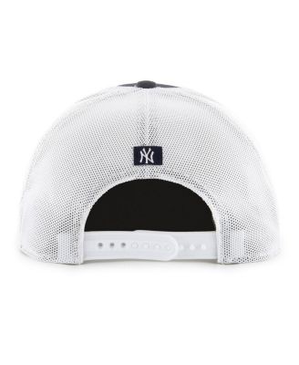 Men's Navy, White New York Yankees Spring Training Burgess Trucker Snapback Hat
