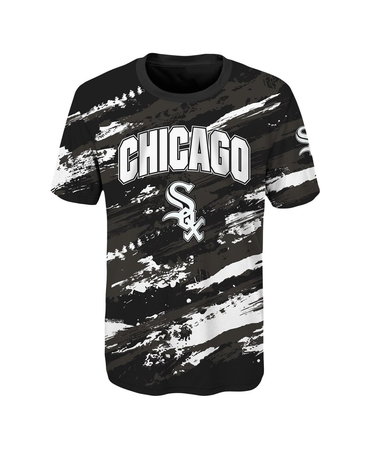 Shop Outerstuff Big Boys And Girls Black Chicago White Sox Stealing Home T-shirt