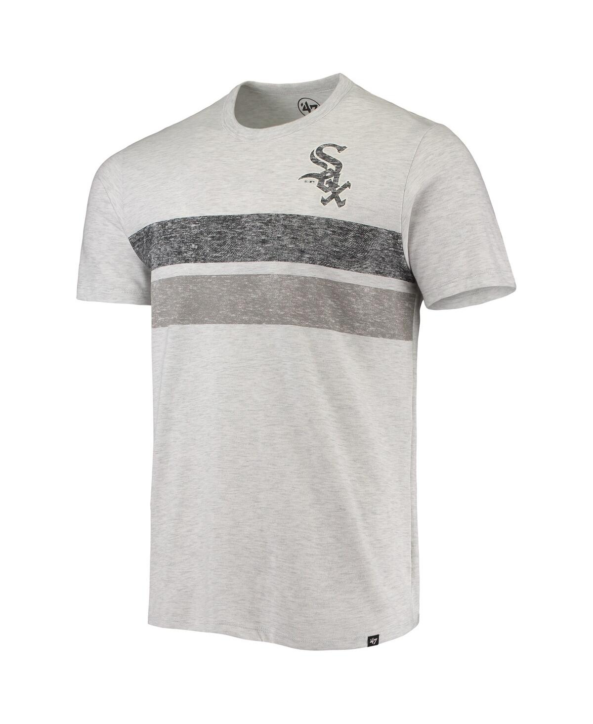 47 Men's Chicago White Sox Bars Franklin T-Shirt - Gray - S (Small)