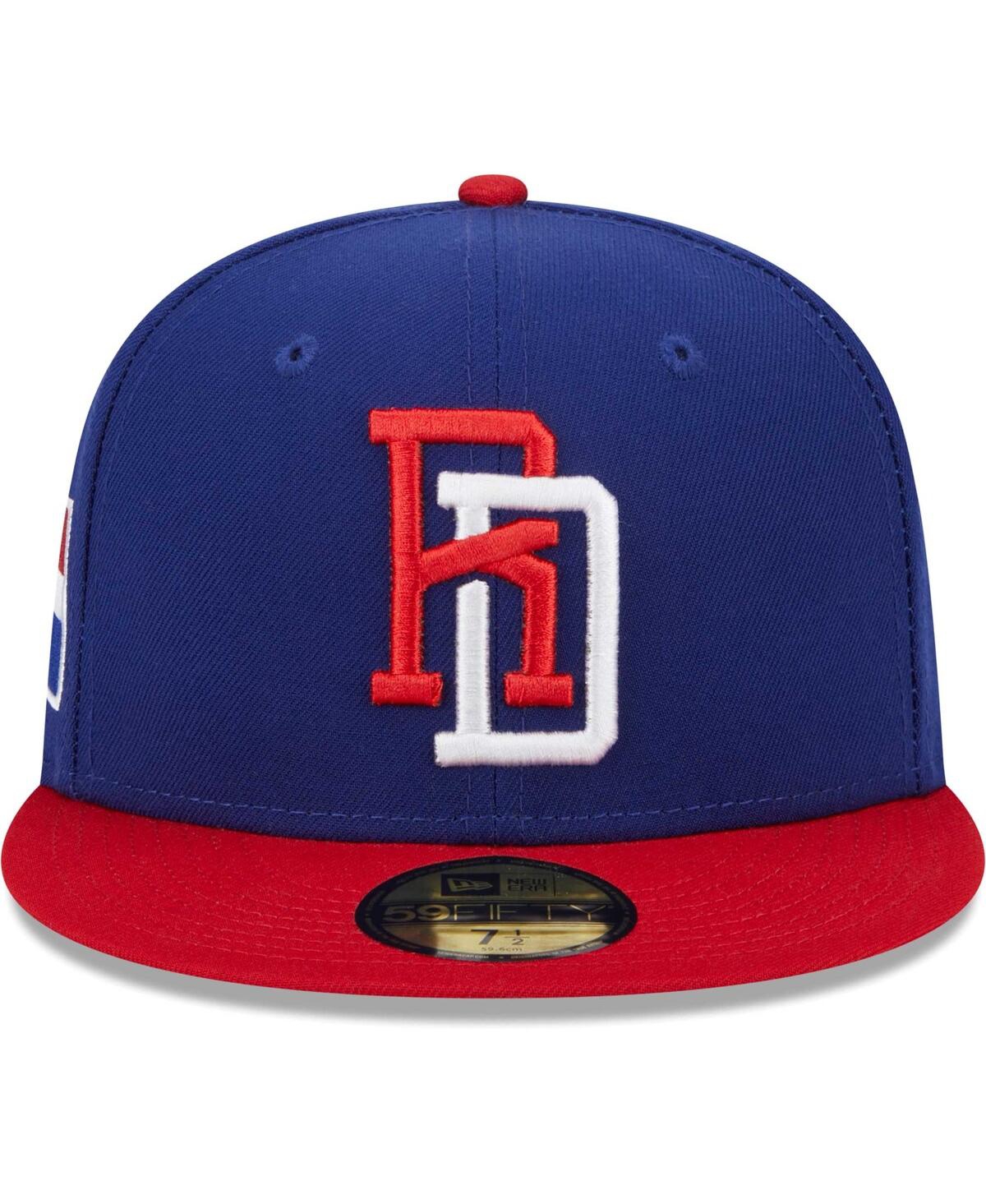 NEW ERA MEN'S NEW ERA BLUE DOMINICAN REPUBLIC BASEBALL 2023 WORLD BASEBALL CLASSIC 59FIFTY FITTED HAT 