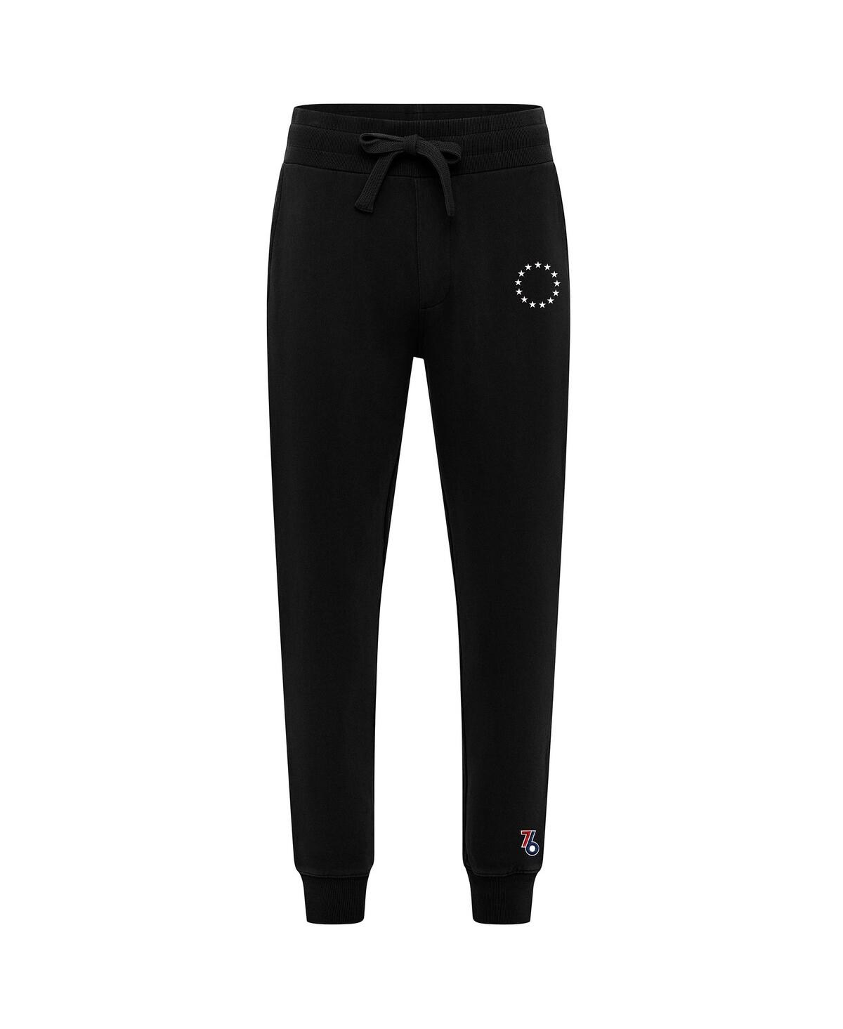 Shop Sportiqe Men's  Black Philadelphia 76ers 2022/23 City Edition '76 Originals' Boon Sweatpants