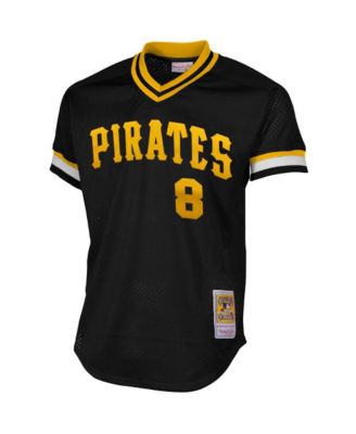 Men's Willie Stargell Black Pittsburgh Pirates 1982 Authentic Cooperstown Collection Mesh Batting Practice Jersey