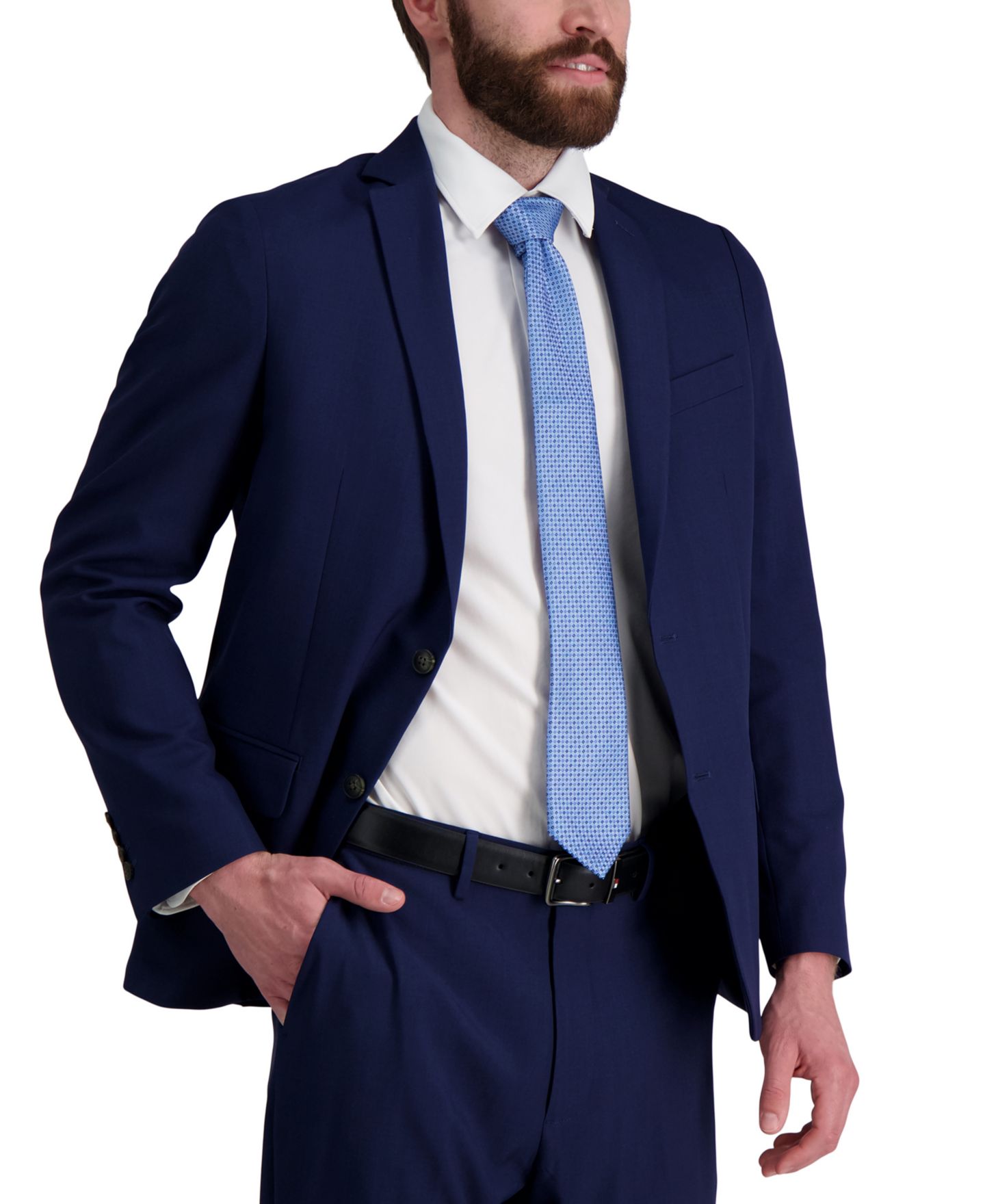 Мужской галстук Tommy Hilfiger Core Micro-Dot Tie, цвет: Синий — фото 4