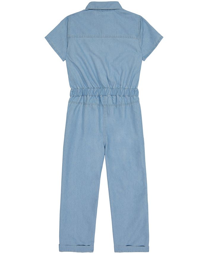 Tommy Hilfiger Big Girls Cropped Denim Jumper Macy's